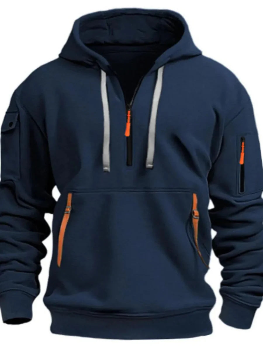 Sweat-shirt basique homme à col rond décontracté