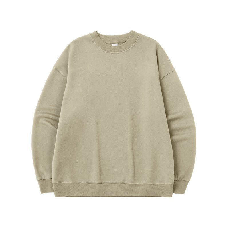Sweatshirts classiques unisexes à col roulé pour un confort quotidien et un style minimaliste en molleton