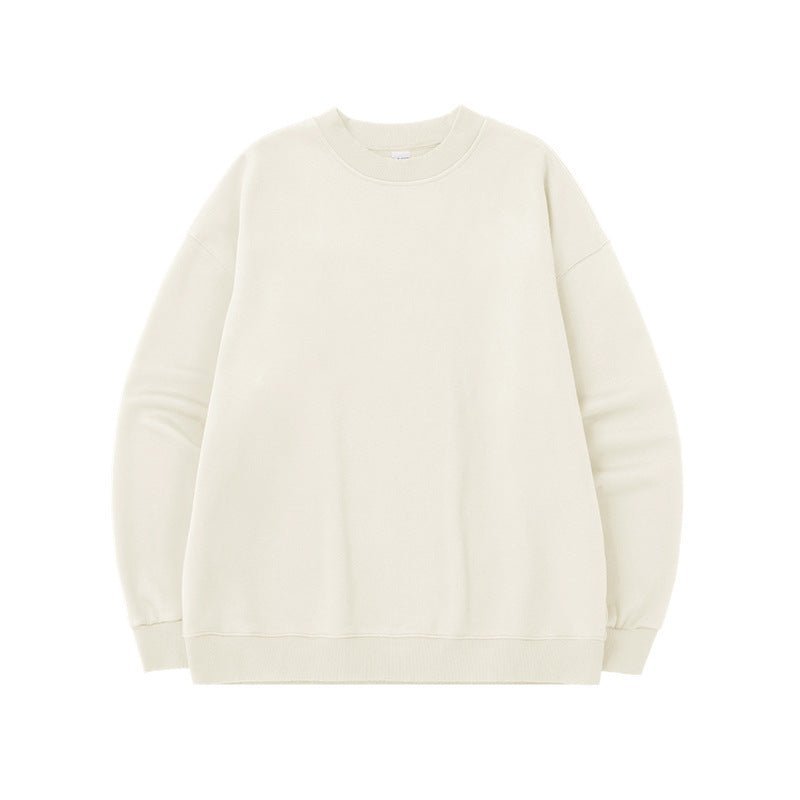 Sweatshirts classiques unisexes à col roulé pour un confort quotidien et un style minimaliste en molleton