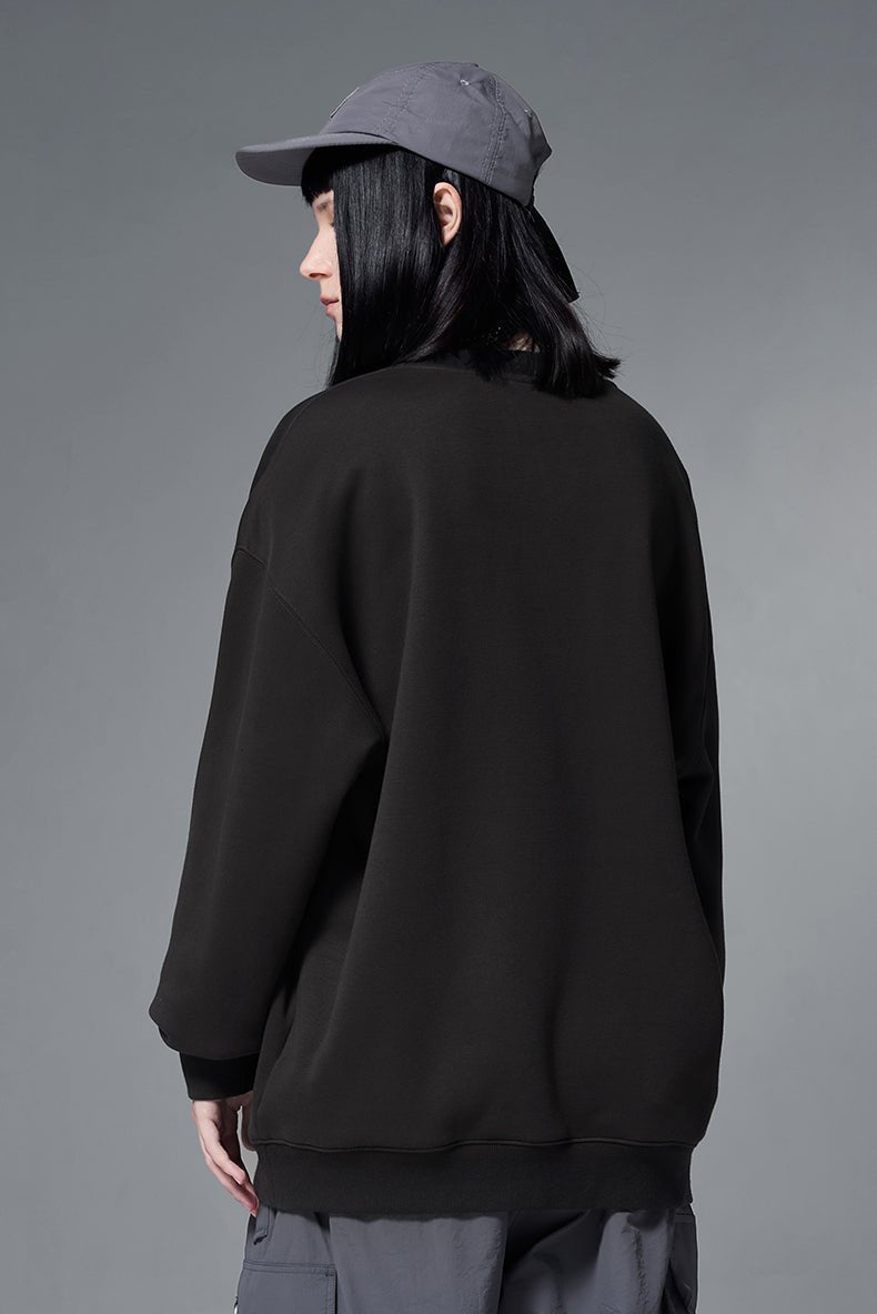 Sweatshirts classiques unisexes à col roulé pour un confort quotidien et un style minimaliste en molleton