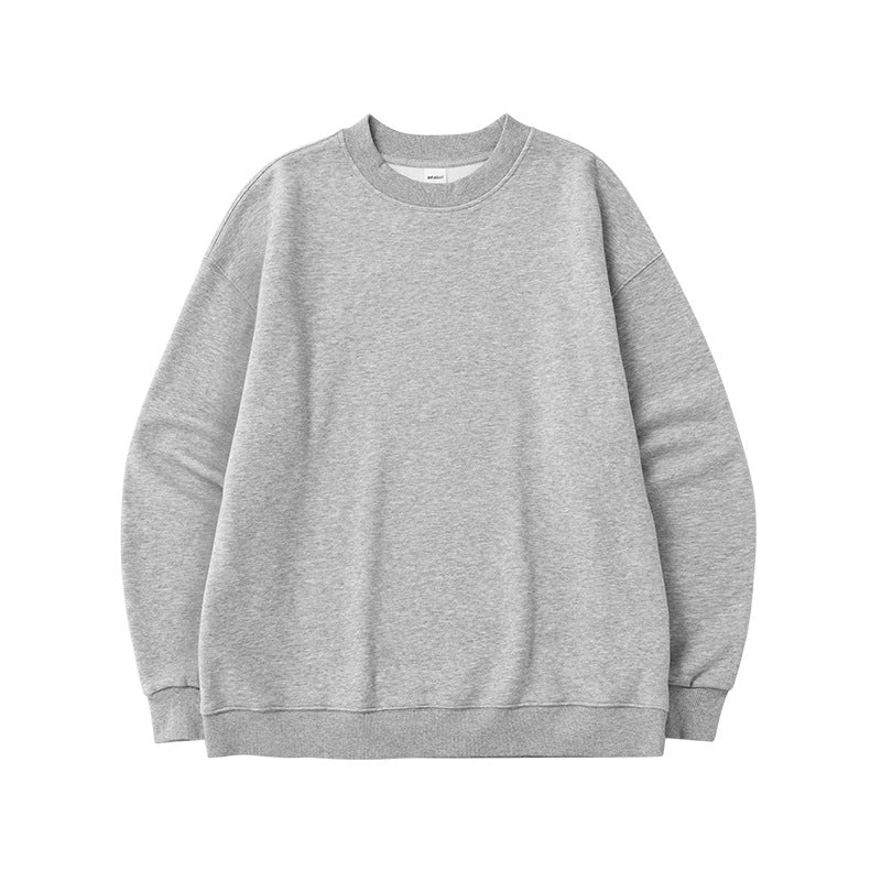 Sweatshirts classiques unisexes à col roulé pour un confort quotidien et un style minimaliste en molleton