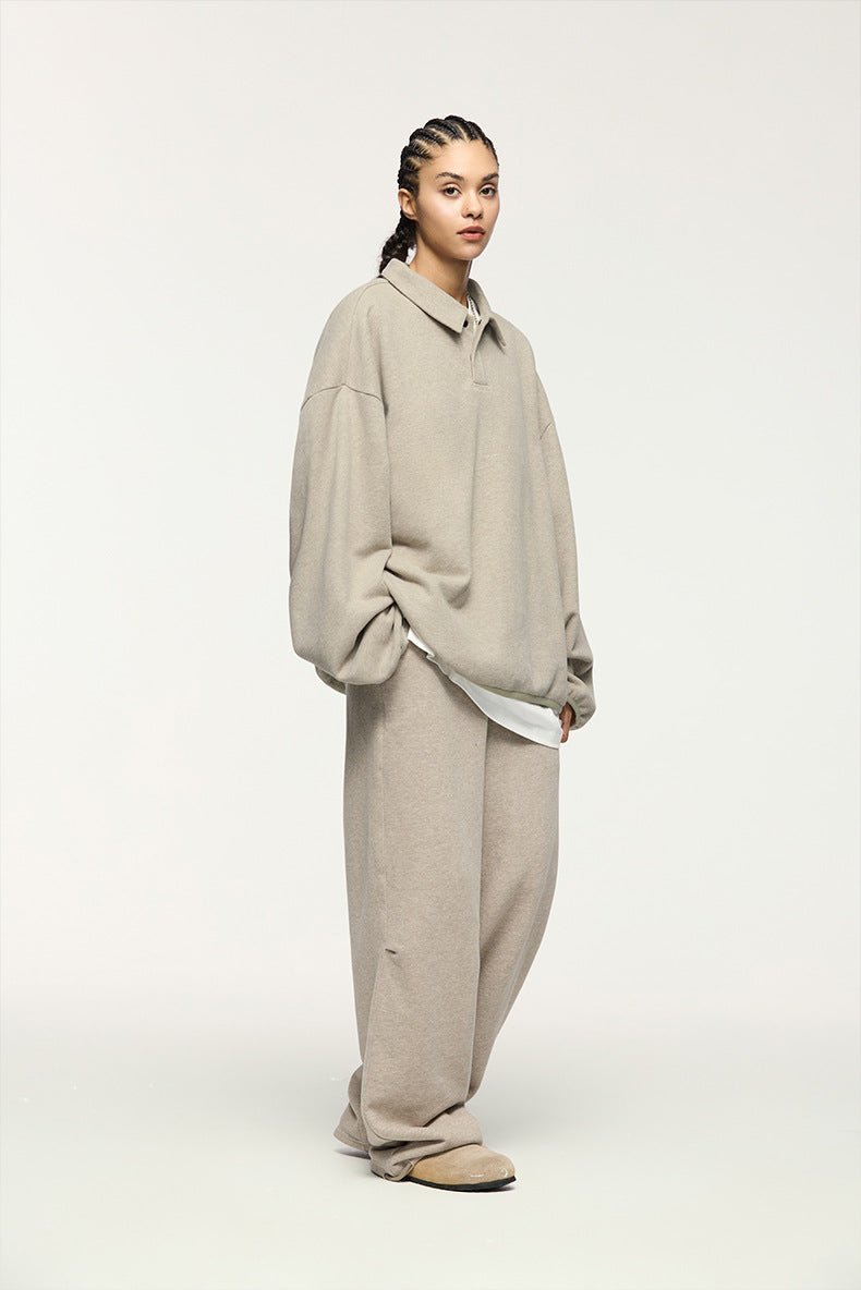 Sweatshirts unisexes haut de gamme à col polo et fermeture à glissière pour le confort et la chaleur au quotidien.