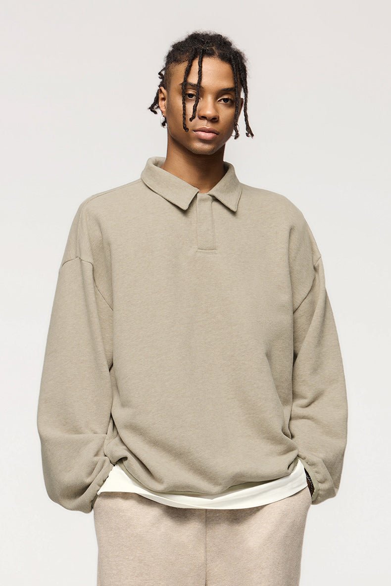 Sweatshirts unisexes haut de gamme à col polo et fermeture à glissière pour le confort et la chaleur au quotidien.