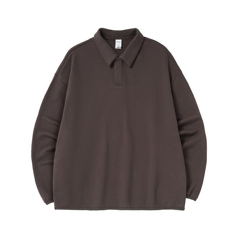 Sweatshirts unisexes haut de gamme à col polo et fermeture à glissière pour le confort et la chaleur au quotidien.
