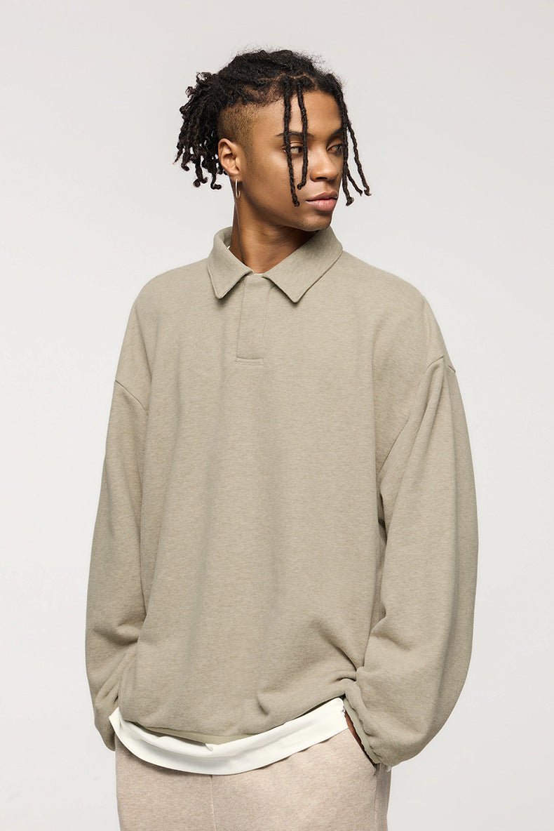 Sweatshirts unisexes haut de gamme à col polo et fermeture à glissière pour le confort et la chaleur au quotidien.