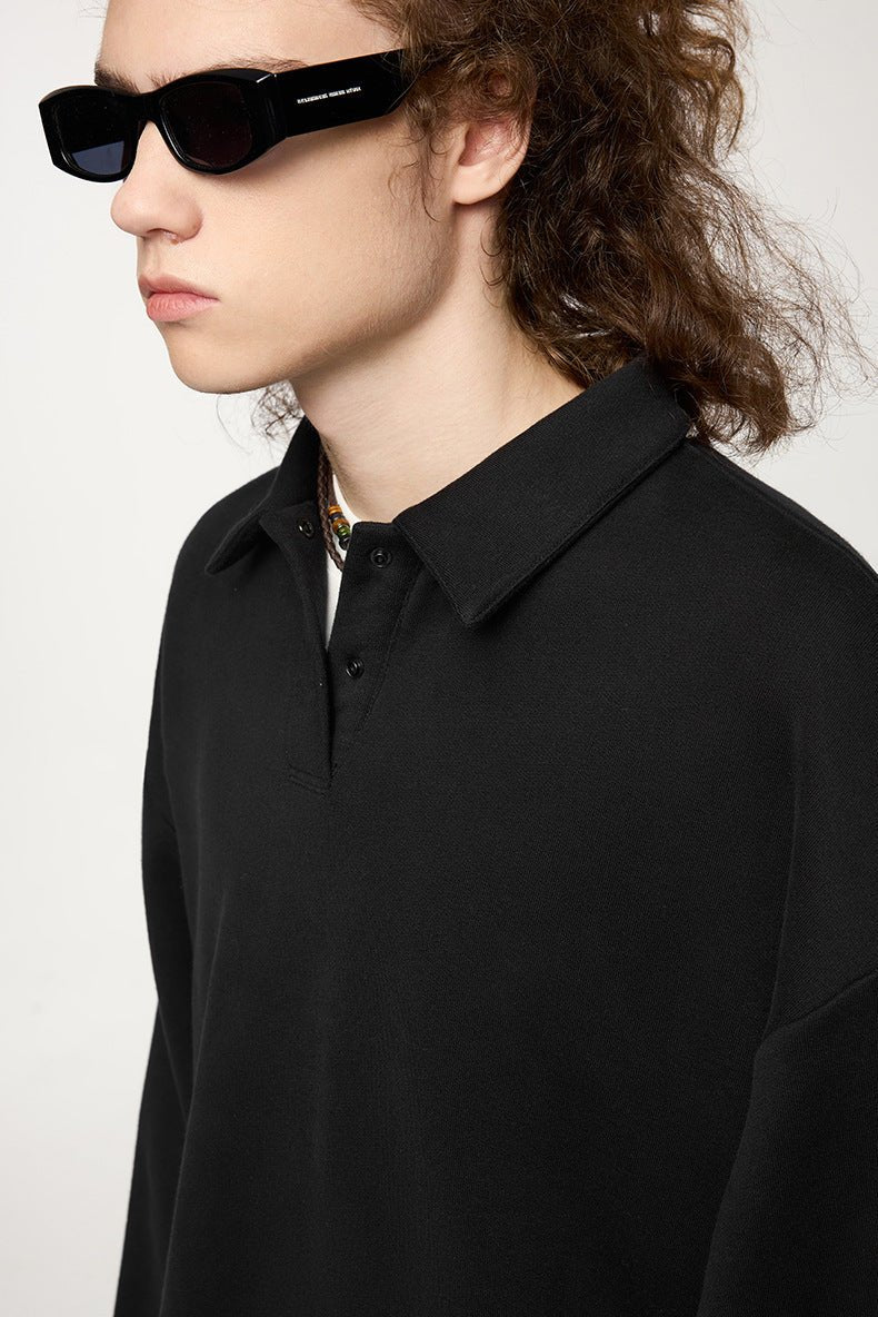 Sweatshirts unisexes haut de gamme à col polo et fermeture à glissière pour le confort et la chaleur au quotidien.