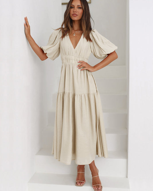 Bethany | Robe à manches bouffantes
