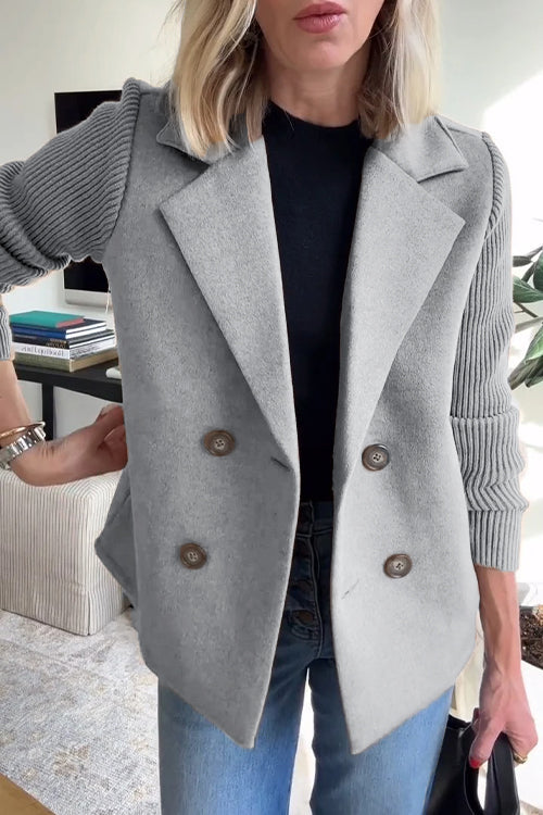 Alesia - Blazer chic et décontracté à boutons