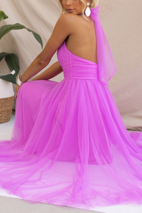 Sadie | Robe longue en fin tissu