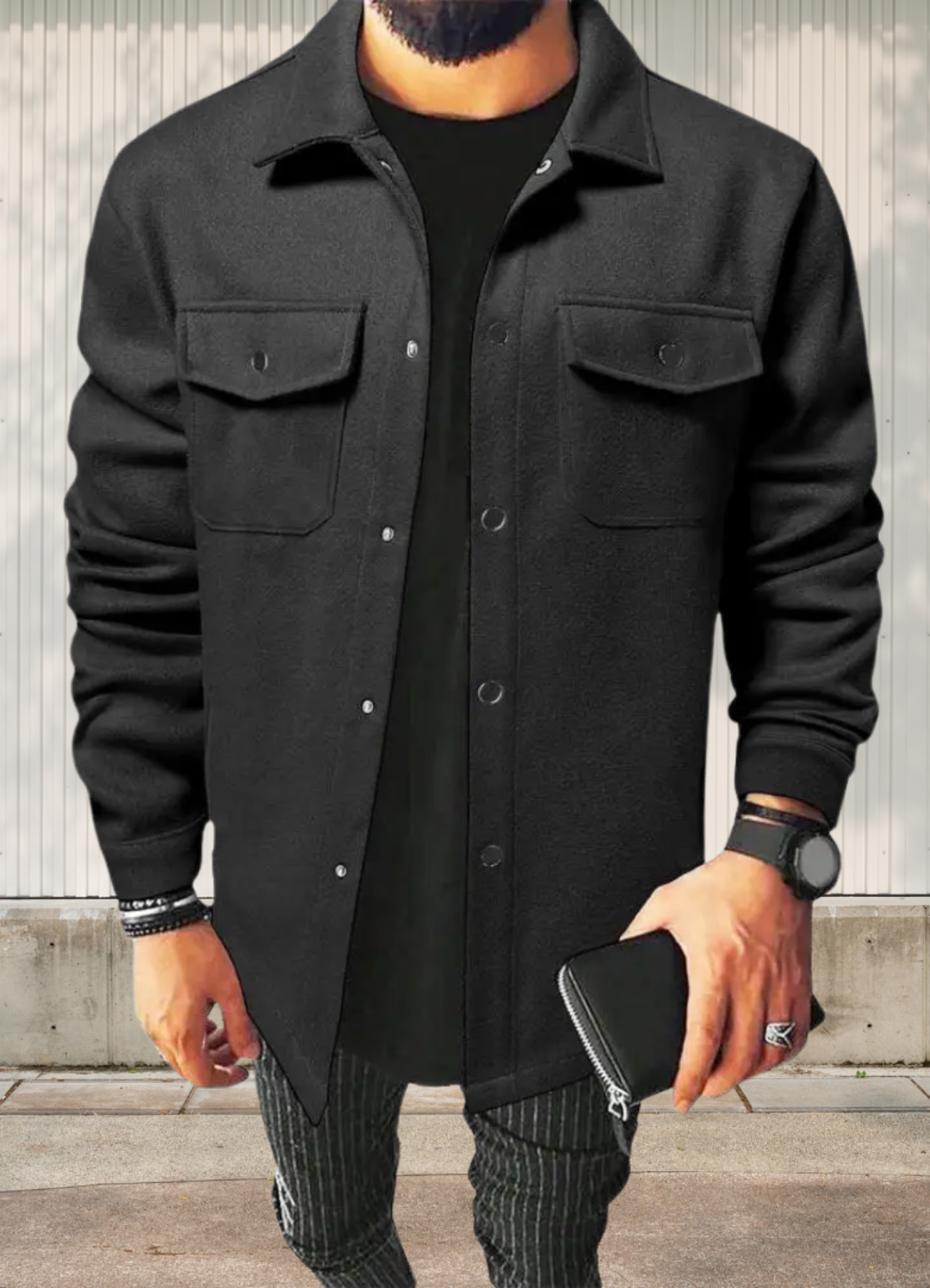 Adonis | Veste Tendance Pour Homme | Noir