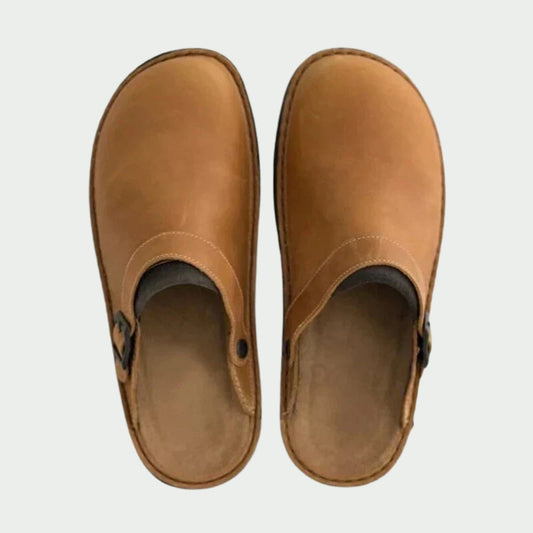 Pantouffles orthopédiques en cuir Eckhart