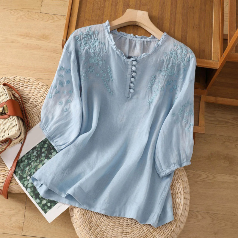 Zyra | Chemisier Chic Pour Femme | Blanc