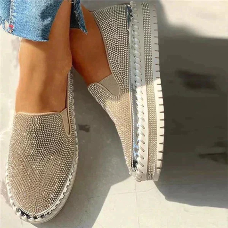 Zebana | Sneakers à Enfiler Pour Femmes | Blanche