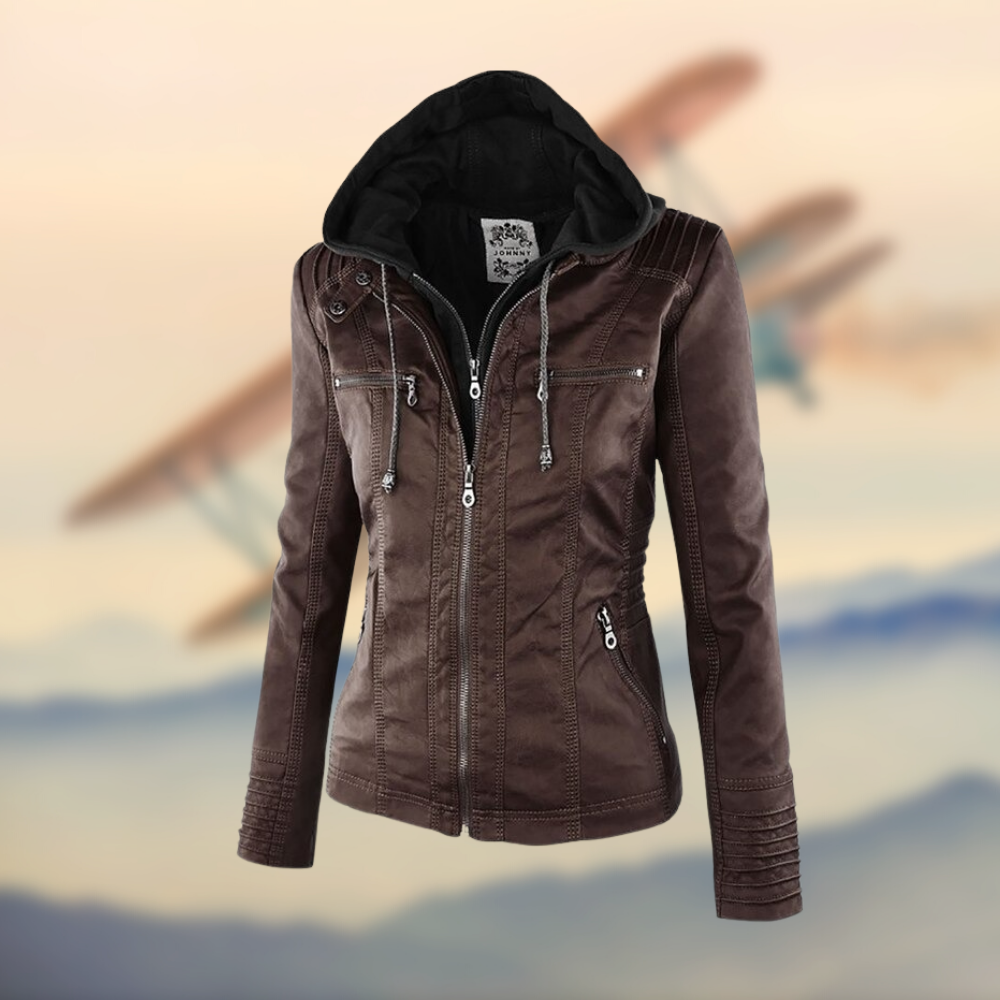 McPhee™ - Veste en cuir végétal