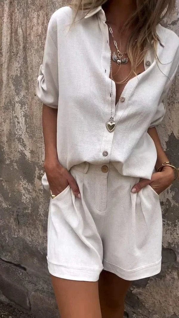 Lidia | Ensemble en lin respirant