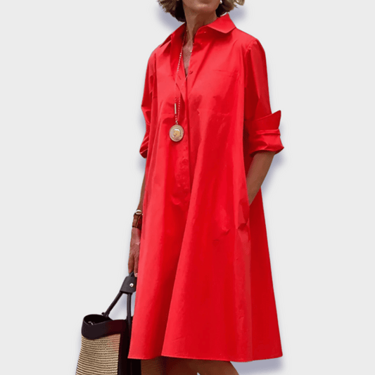 Bettina | Robe polo stylée en tissu premium