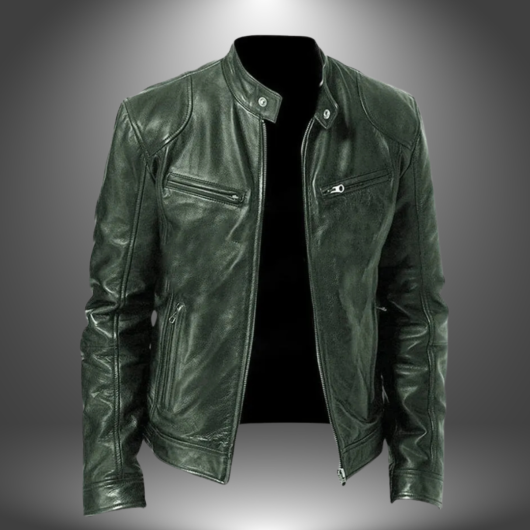 Bartoli™ | Veste en cuir faite à la main pour homme