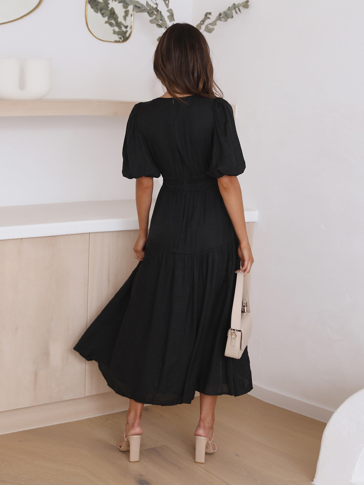 Bethany | Robe à manches bouffantes