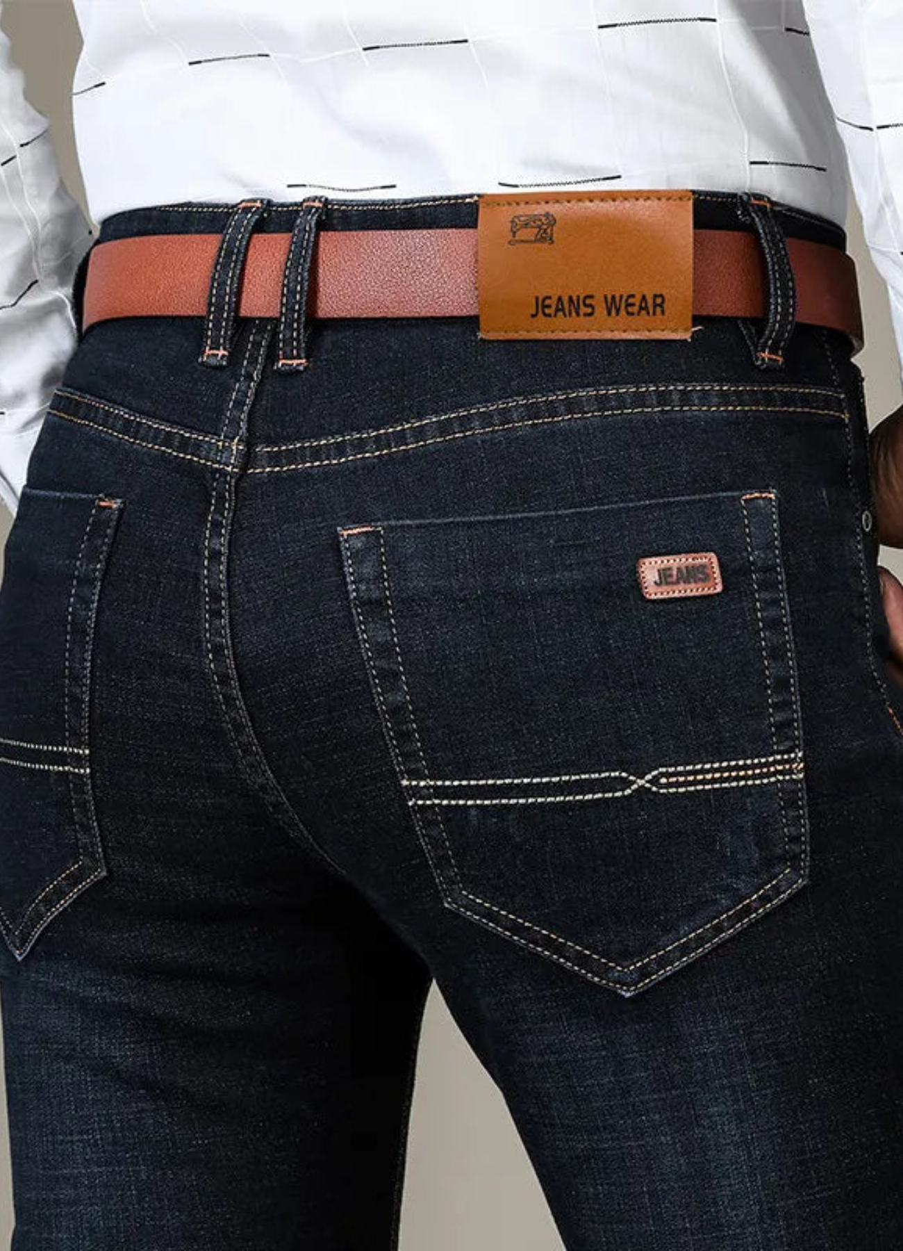Alfonso | Pantalon Chino Stretch Pour Hommes | Jeans