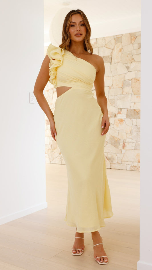 Blaire | Robe longue Max avec décolleté