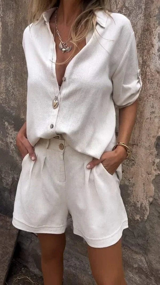 Lidia | Ensemble en lin respirant