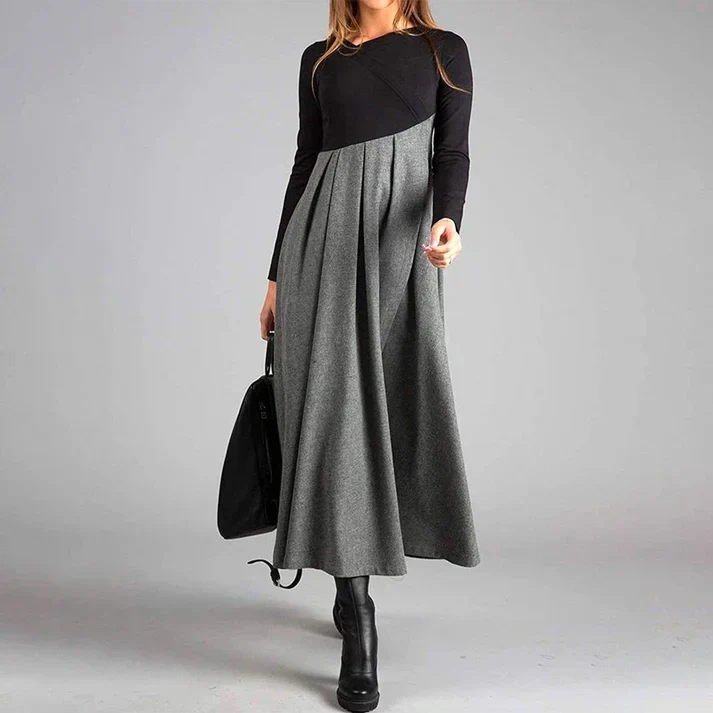 Zayna | Robe printanière élégante à manches longues pour femmes
