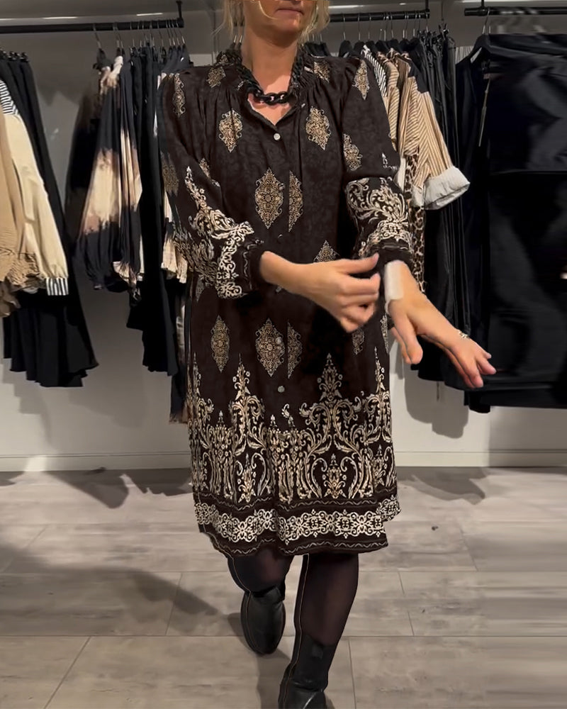 Ilse | Robe vintage inspirée avec boutons