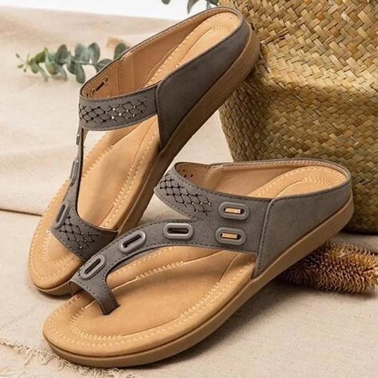 Aarya | Sandales d'été Plate Pour Femme | Confortables