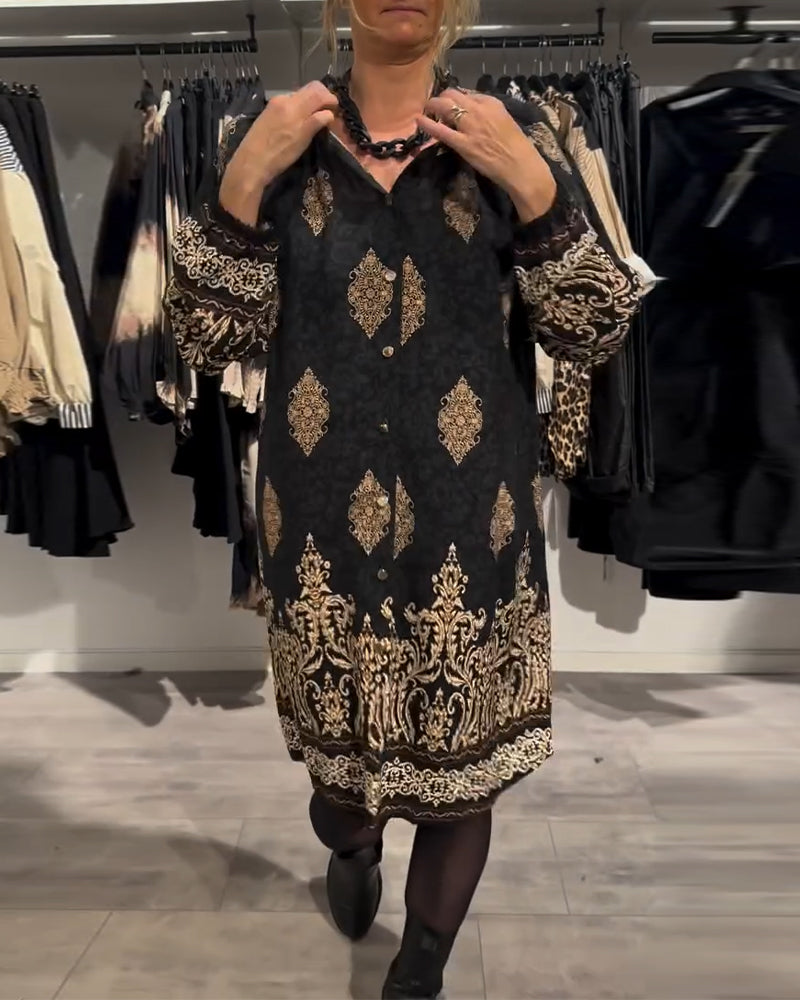Ilse | Robe vintage inspirée avec boutons