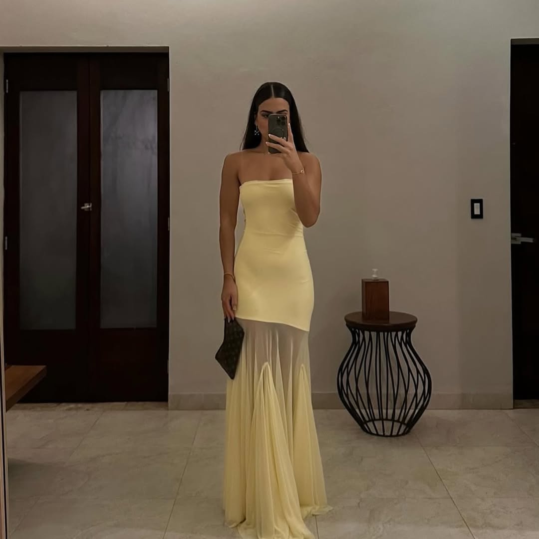 Calliope | Robe longue bustier moulante