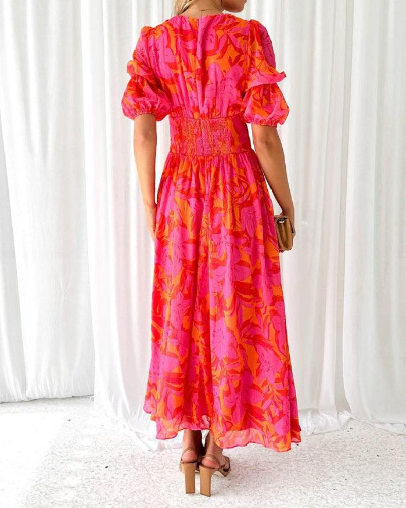 Derana™ - Longue robe rose