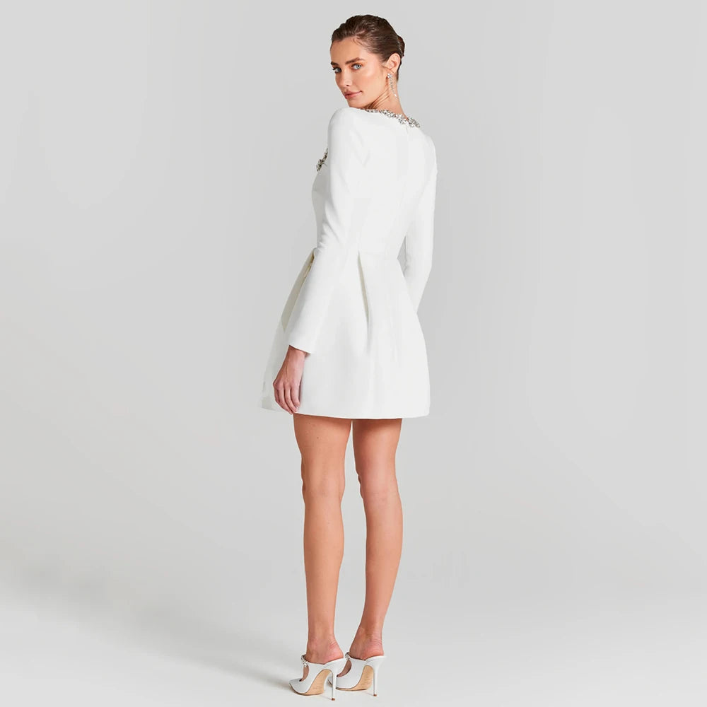 Barbara - Mini robe en velours