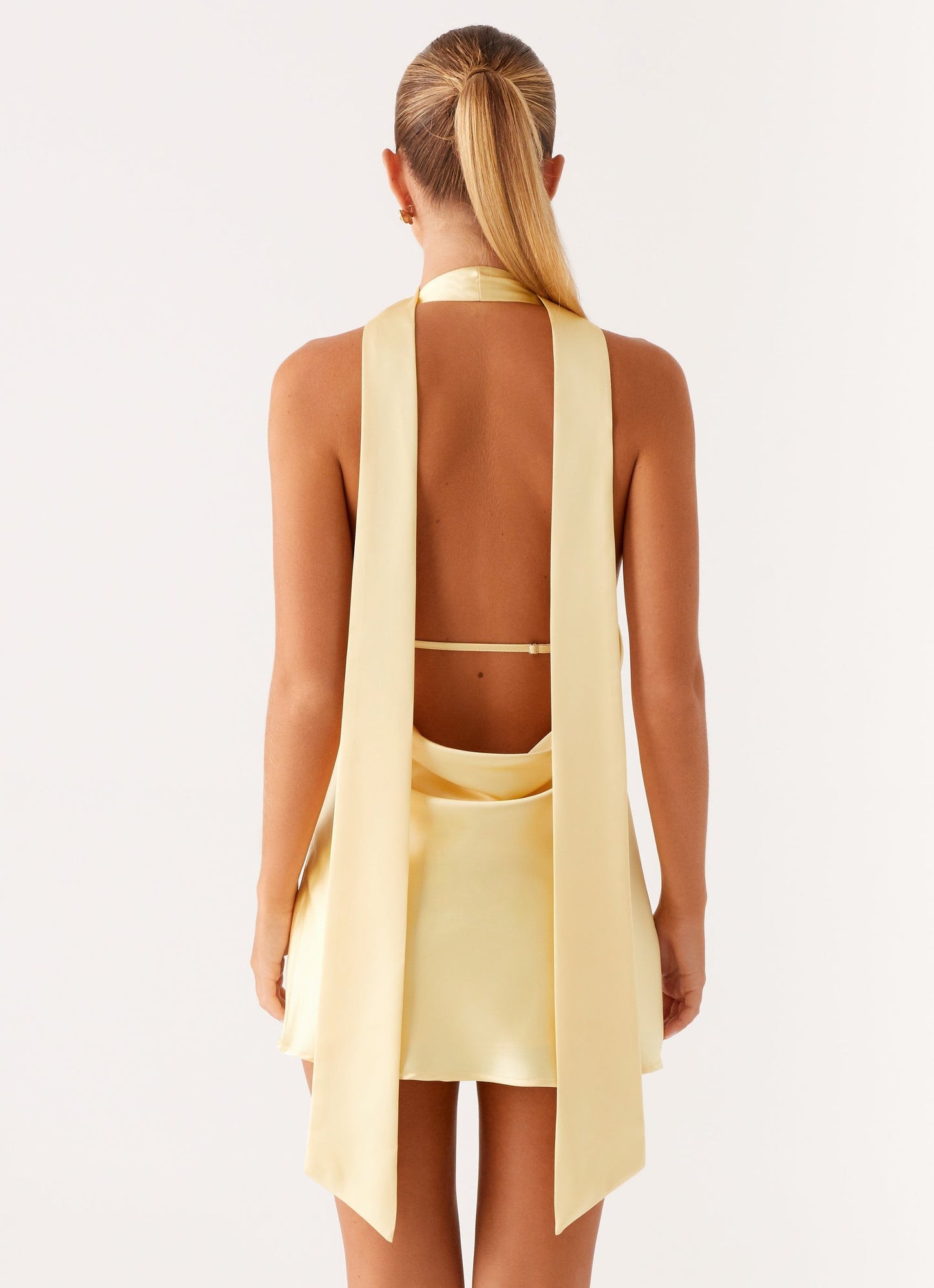 Alicia Satin - la robe Mini