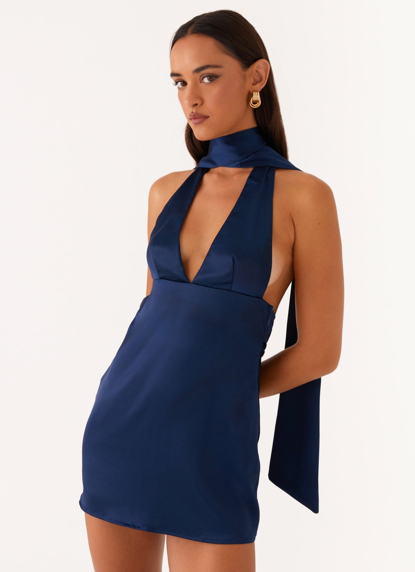 Alicia Satin - la robe Mini