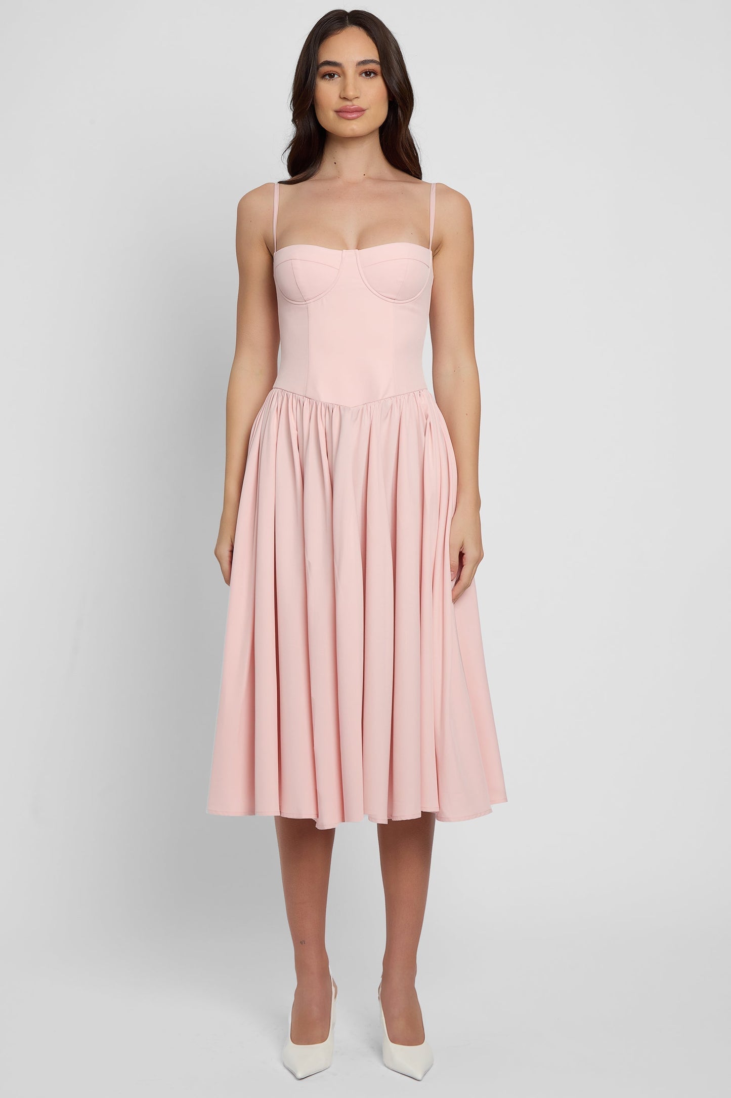 Ciara | Robe bustier midi