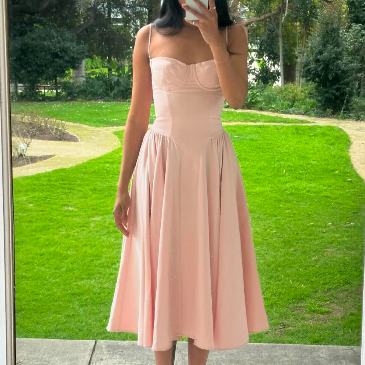 Ciara | Robe bustier midi