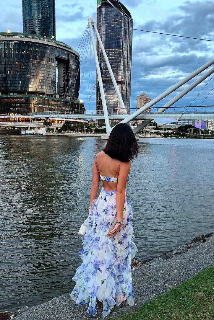 Maisie | Robe longue fleurie