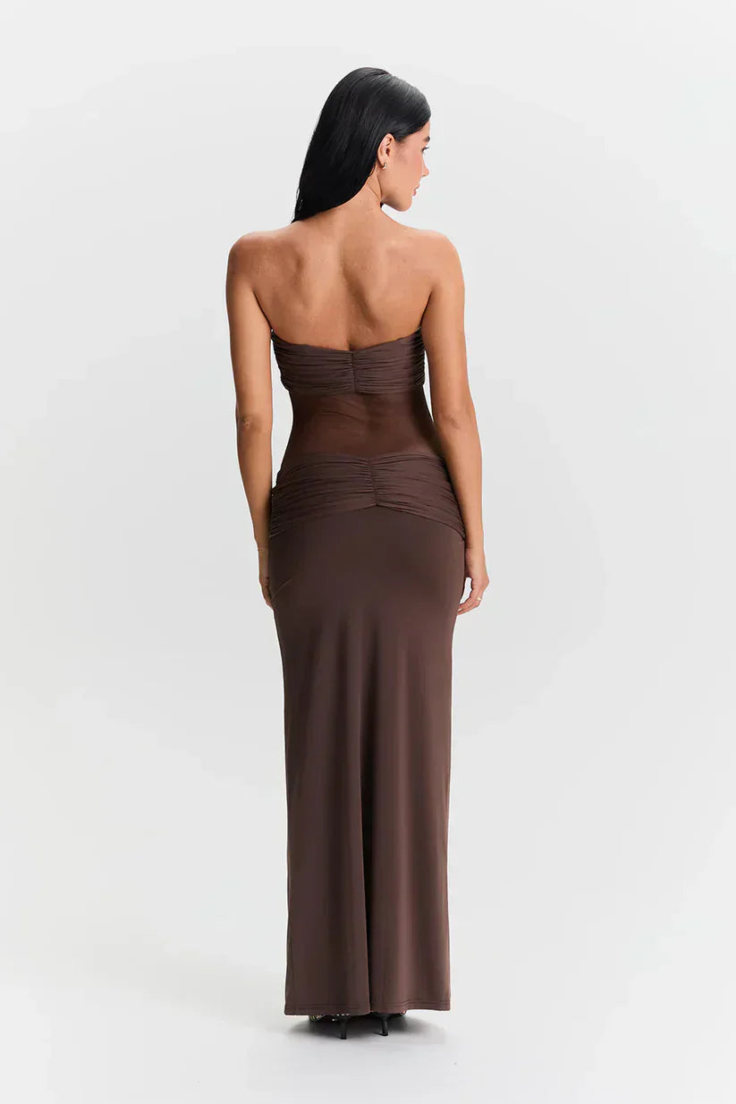 Zola | Robe longue à bandeau amovible