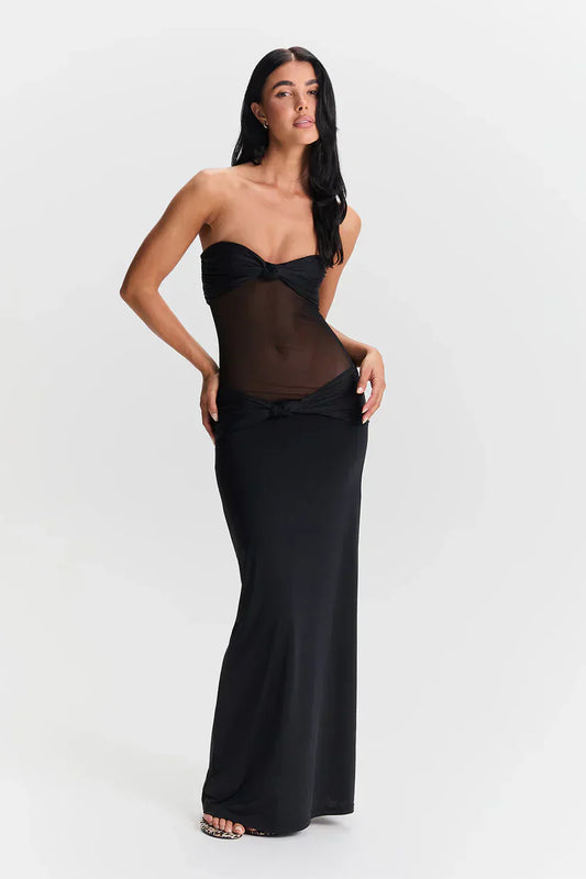 Zola | Robe longue à bandeau amovible