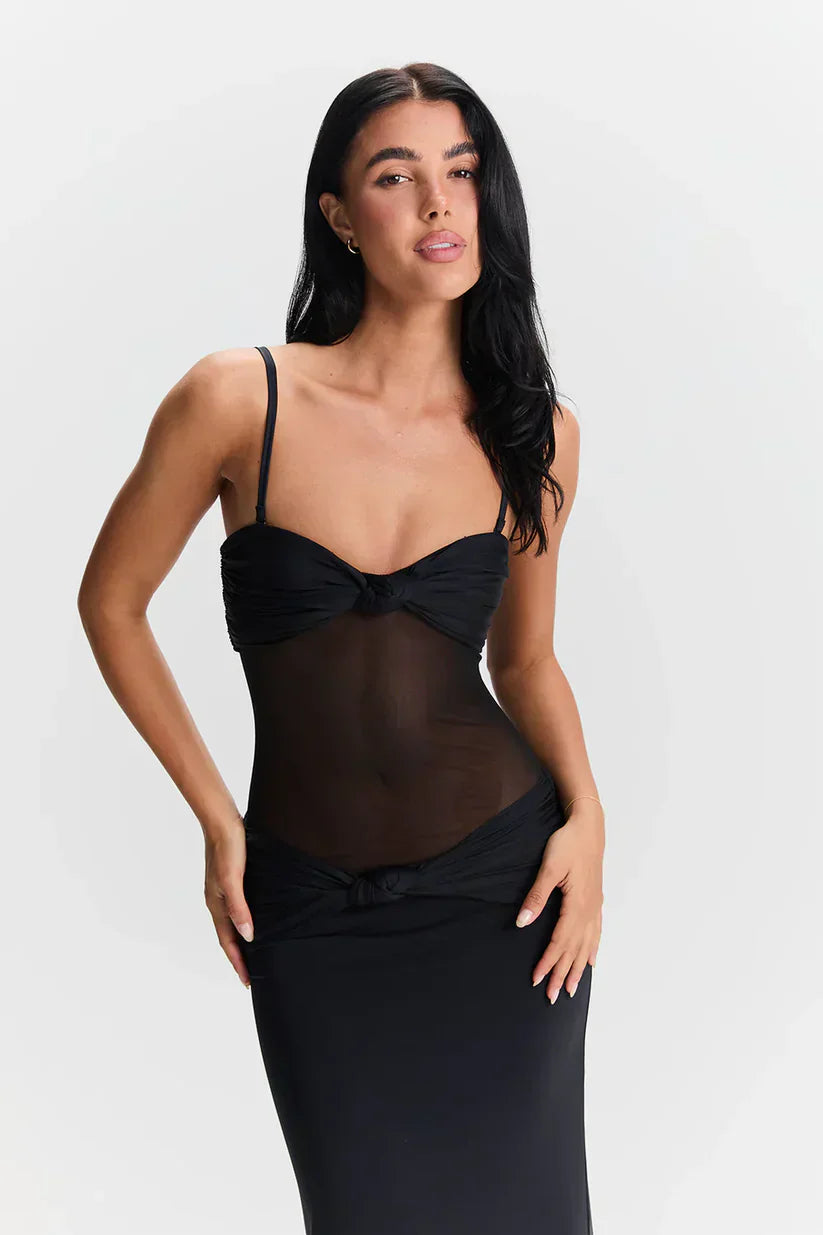 Zola | Robe longue à bandeau amovible