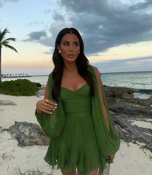 Layla | Petite robe ludique avec manches ballon