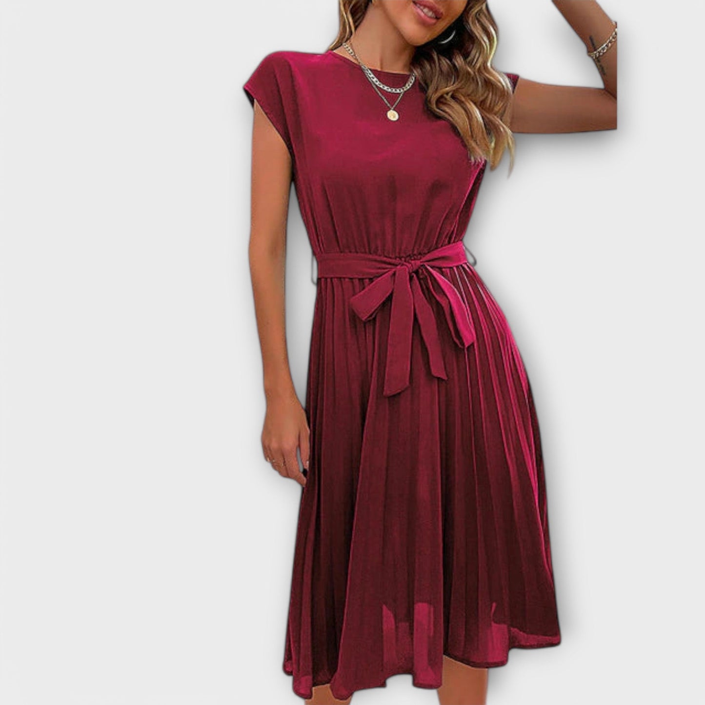 Claire | Robe décontractée à carreaux