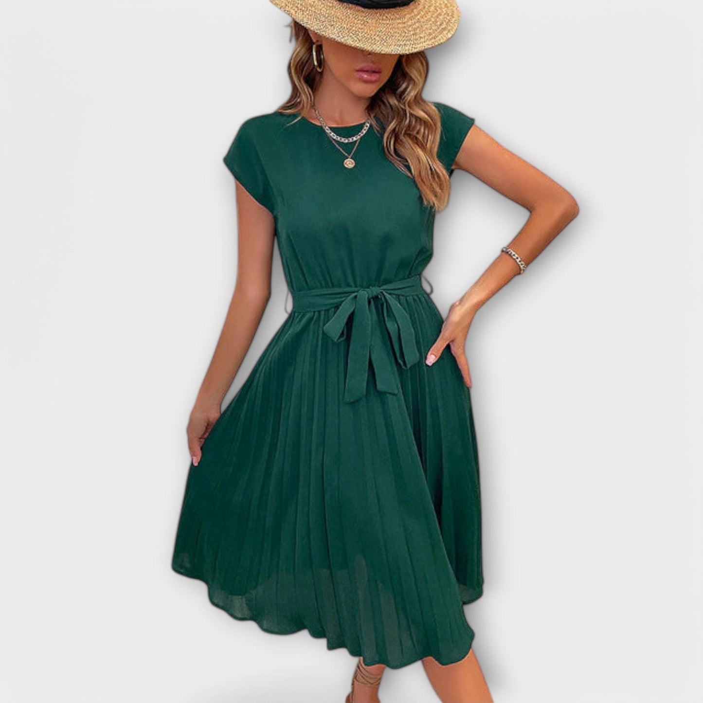 Claire | Robe décontractée à carreaux