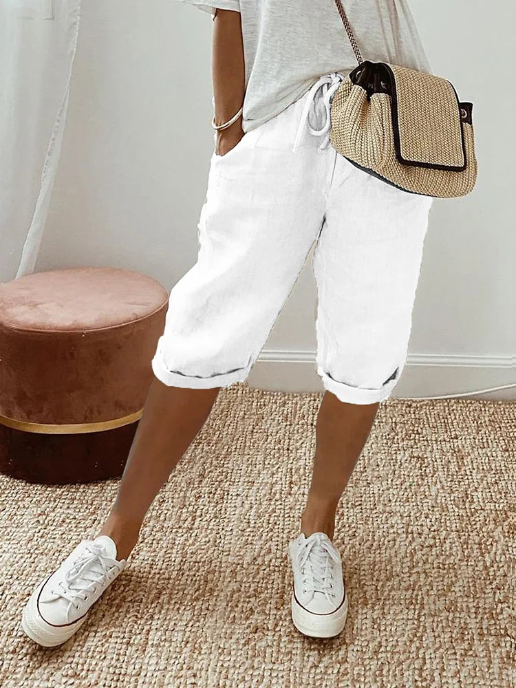 Martha™ | Shorts confortables avec ourlet rabattable