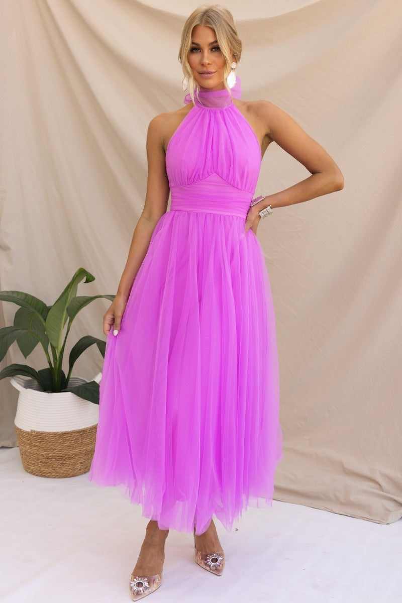 Sadie | Robe longue en fin tissu
