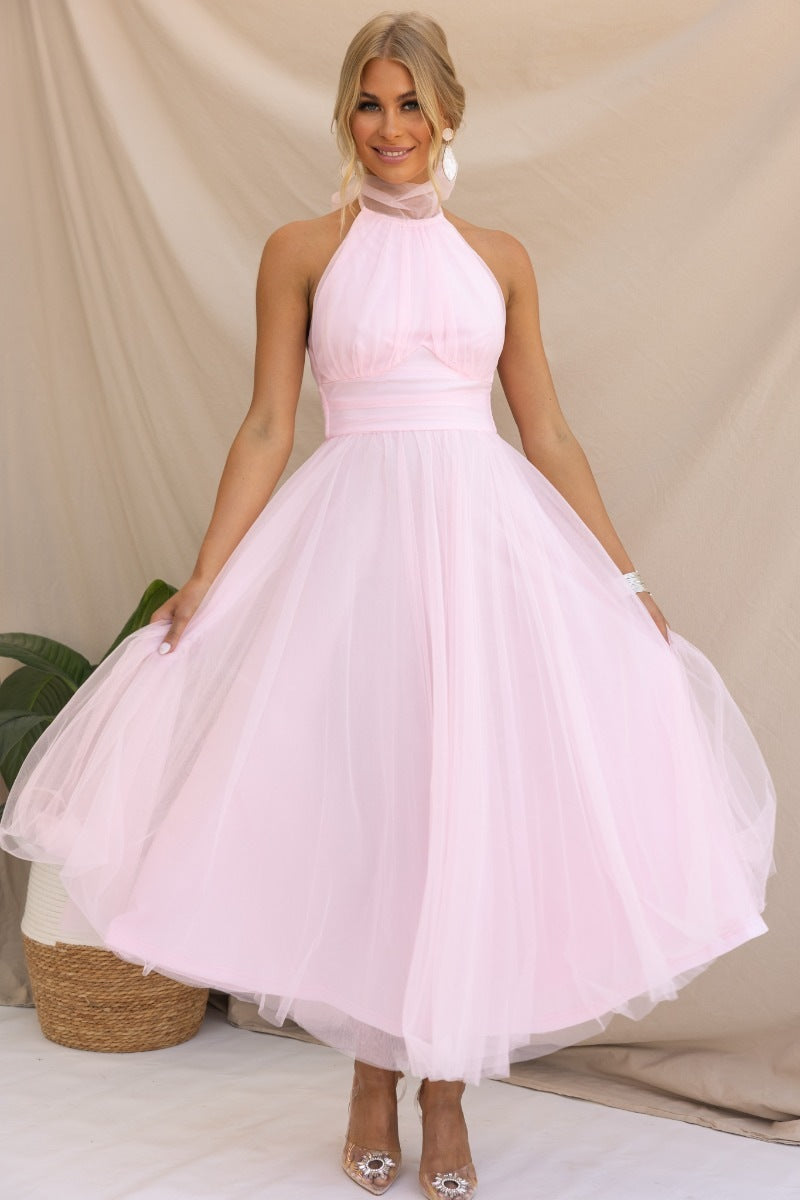 Sadie | Robe longue en fin tissu