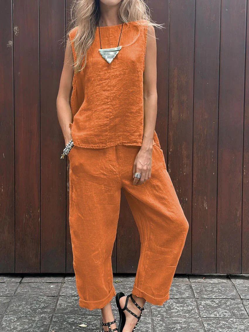 🌿 Sabrina™ | Ensemble Deux Pièces Léger et Élégant