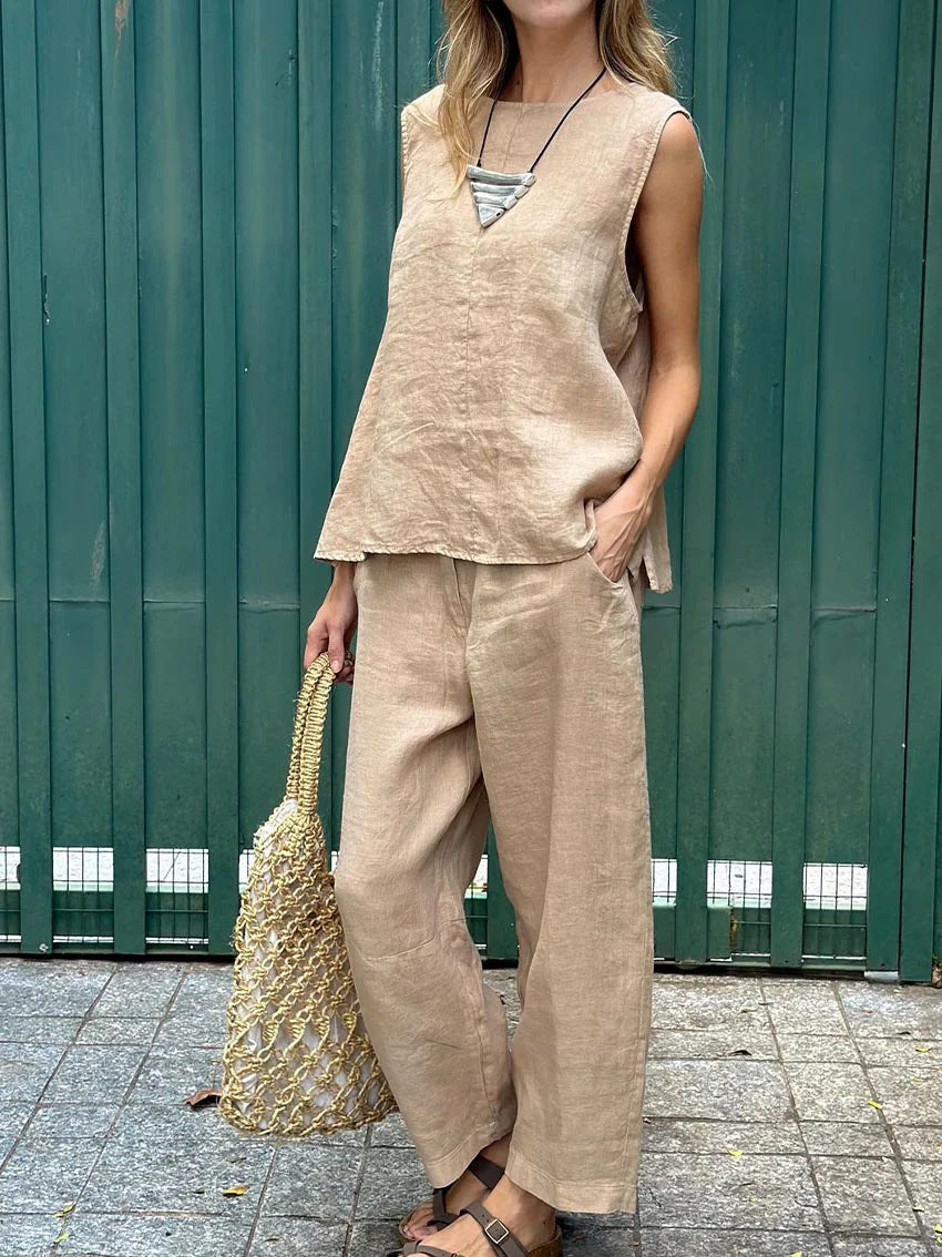 🌿 Sabrina™ | Ensemble Deux Pièces Léger et Élégant