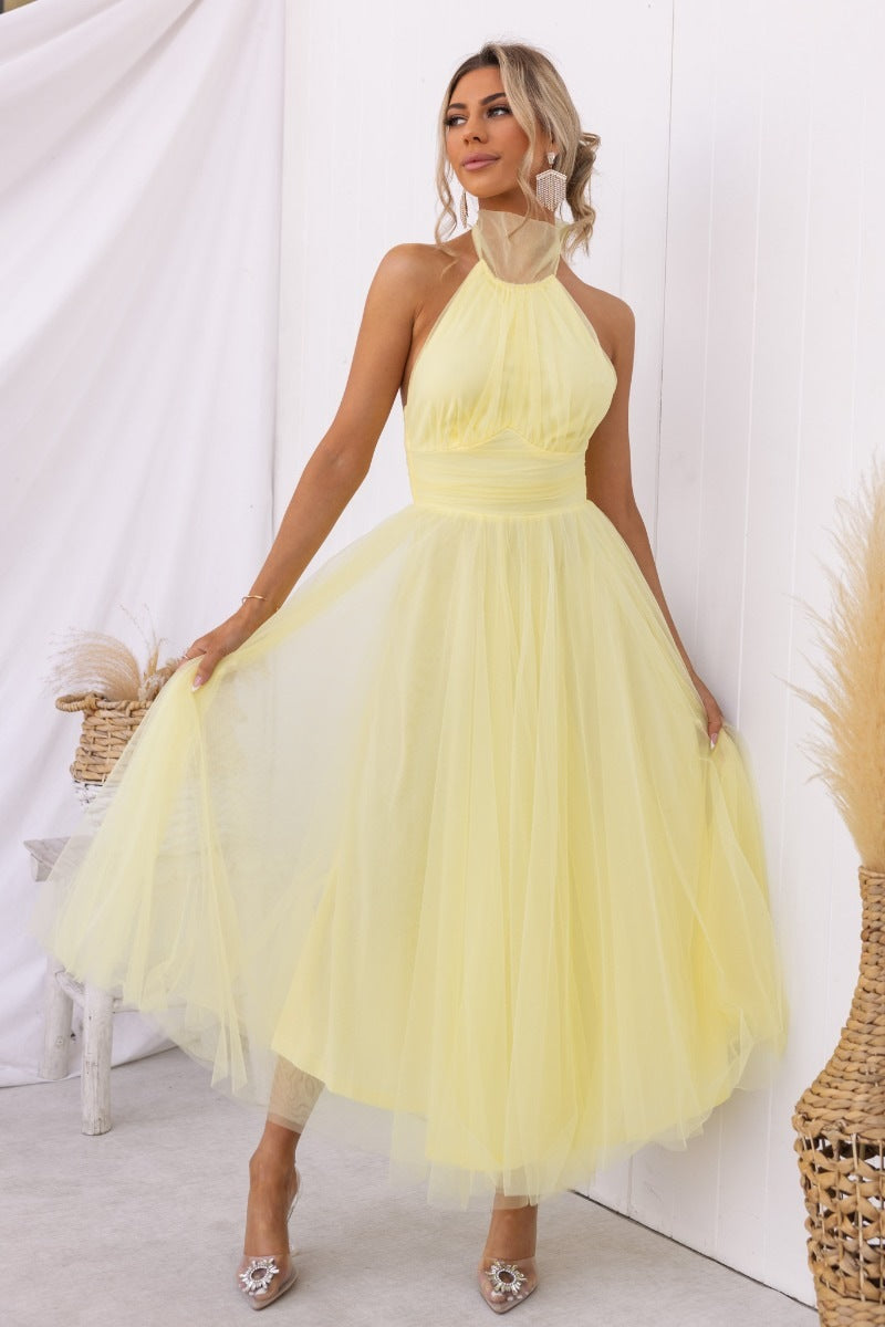 Sadie | Robe longue en fin tissu