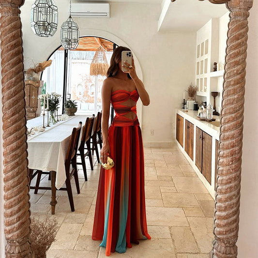 Robe longue sans manches Laney | Axelbandslos